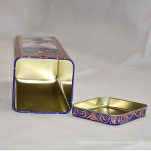 Пользовательские Candy Tin Box Cooky Jar Square Tin Cookie Cans